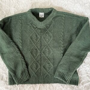Abercrombie Kids Olive Knit Sweater